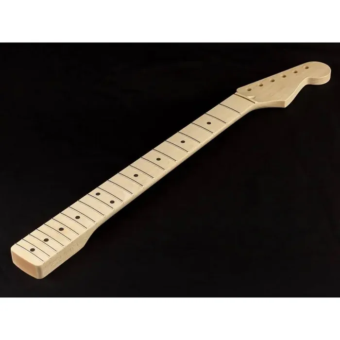 Allparts neck for Stratocaster , maple fretboard, headstock neck adjustment, 10″ radius, 21 tall frets