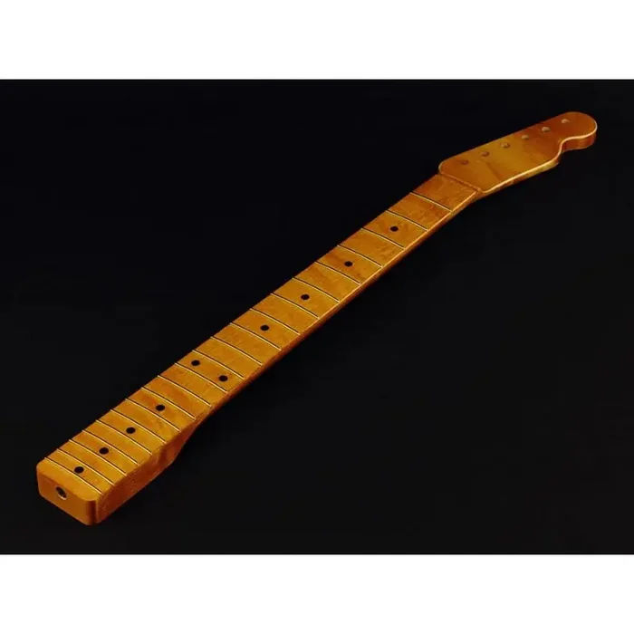 Allparts neck for Telecaster , maple fretboard, 10″ radius, 21 tall frets, vintage aged polyurethane finish