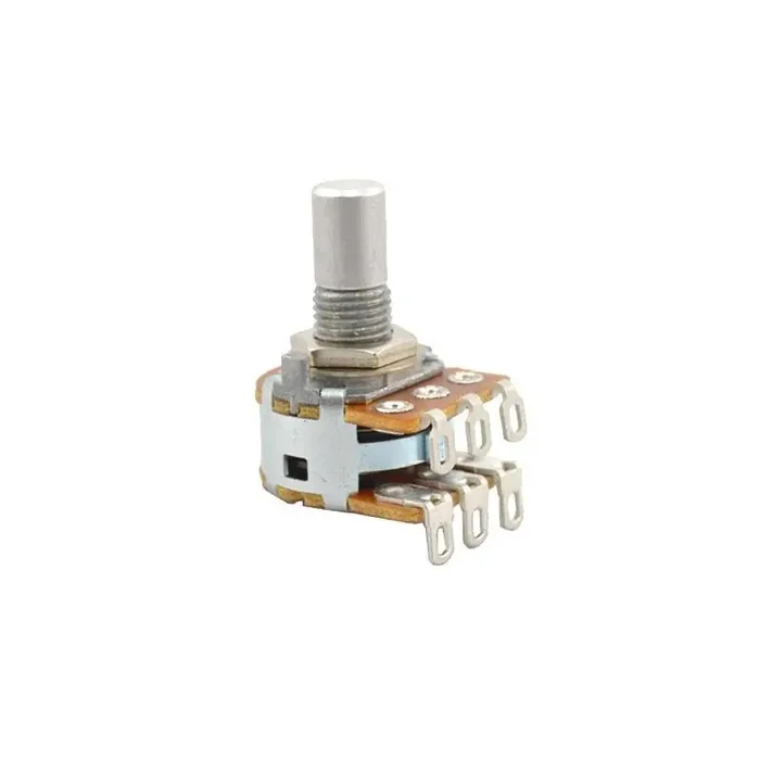 Alpha Potentiometer Dual / Stereo 500 kOhm log / 16 mm