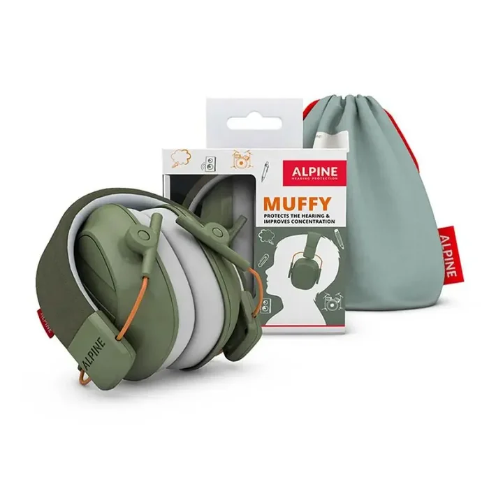 Alpine Hearing Protection Muffy Kids earmuff, green