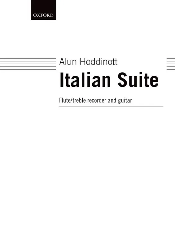 Alun Hoddinott Italian Suite Flöte Solo