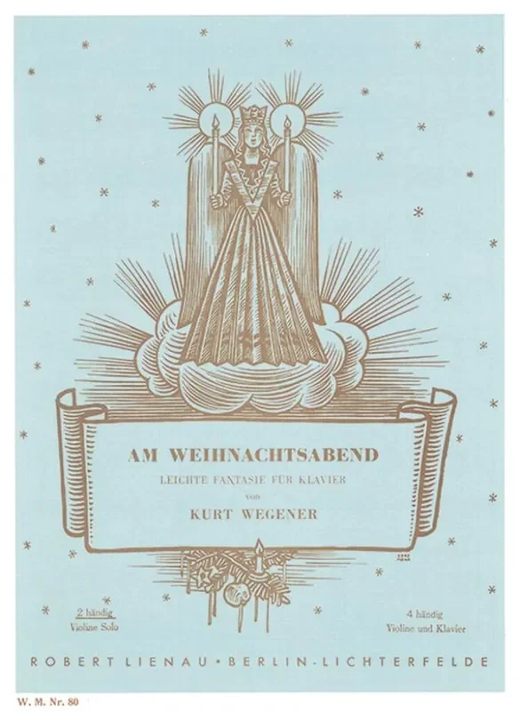 Am Weihnachtsabend Klavier Solo