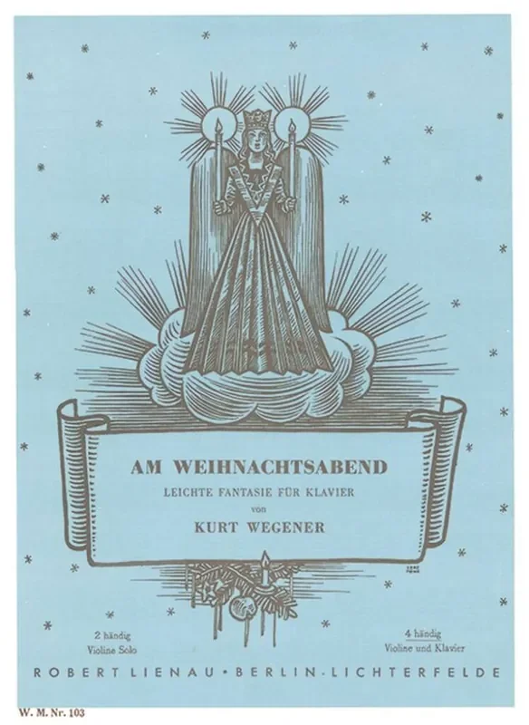 Am Weihnachtsabend Klavier vierhändig