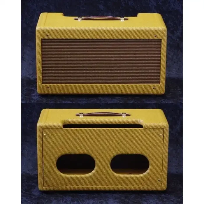 Amp-Cabinet Tweed Deluxe Style 5E3- Head Cabinet