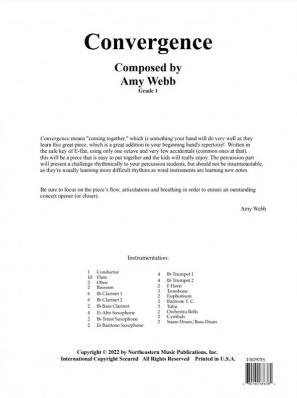 Amy Webb Convergence Blasorchester