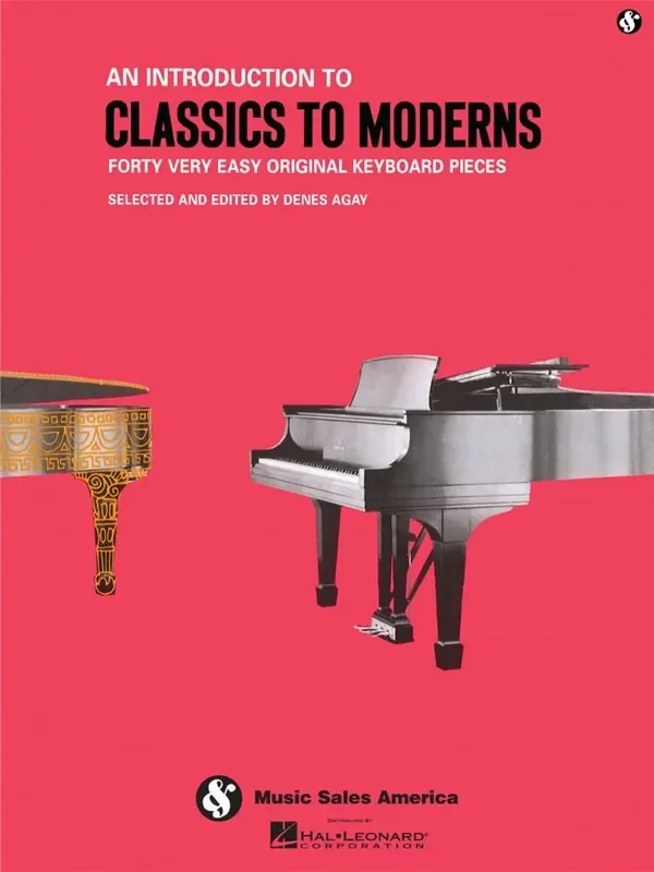An Introduction To Classics To Moderns (Arr. Denes Agay) Klavier Solo