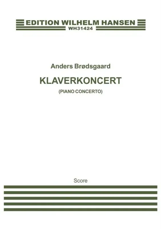Anders Brødsgaard Klaverkoncert Orchester mit Solo