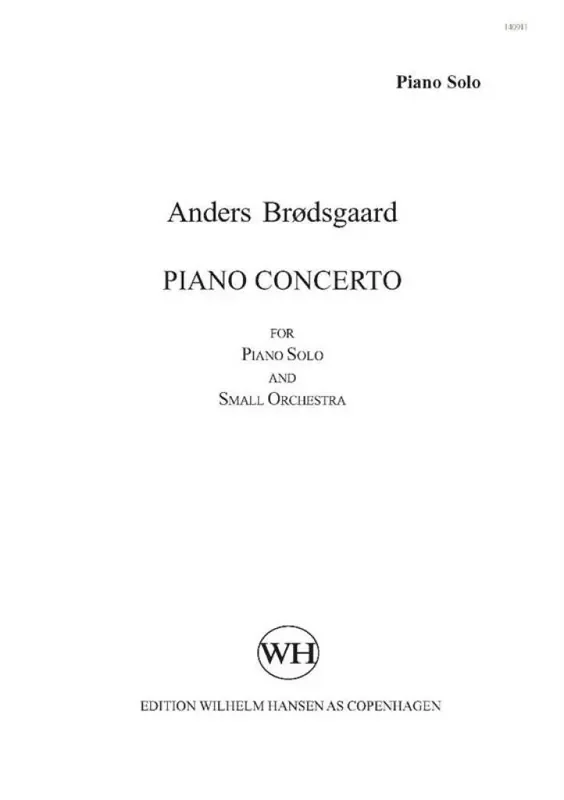 Anders Brødsgaard Piano Concerto Orchester mit Solo