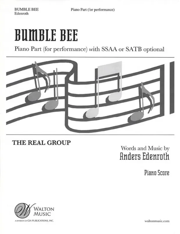 Anders Edenroth Bumble Bee Gemischter Chor mit Klavier/Orgel