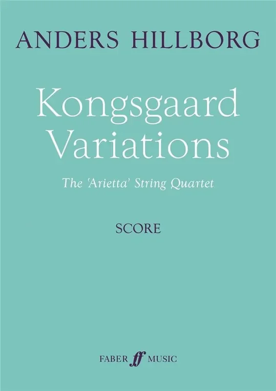 Anders Hillborg Kongsgaard Variations Streichquartett