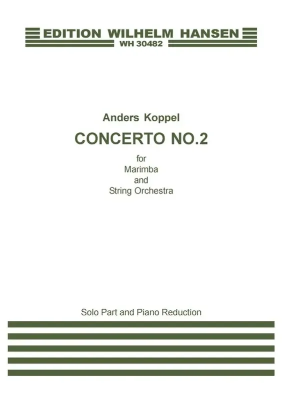 Anders Koppel Concerto No. 2 For Marimba Marimba