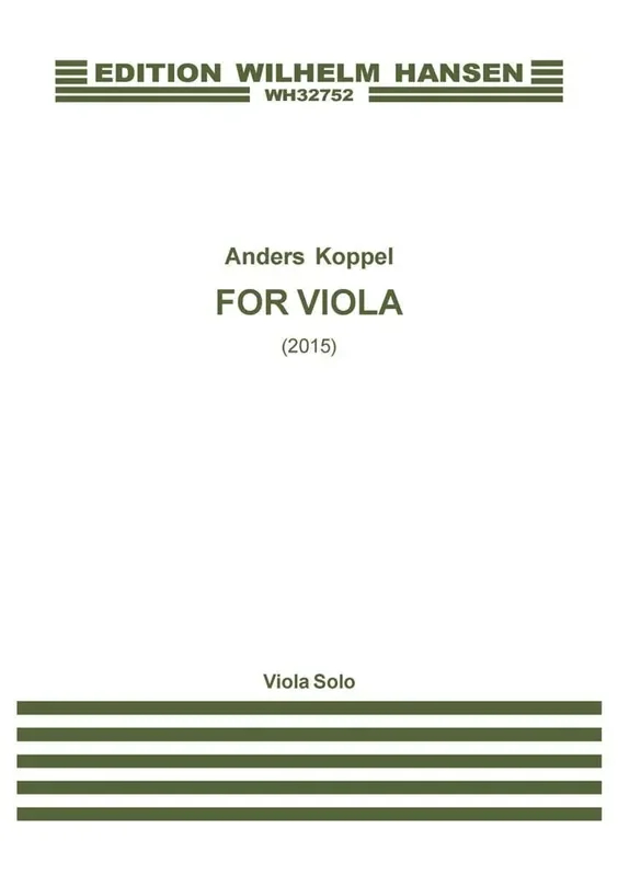 Anders Koppel For Viola Viola Solo