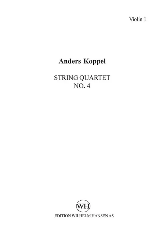 Anders Koppel String Quartet No.4 Streichquartett