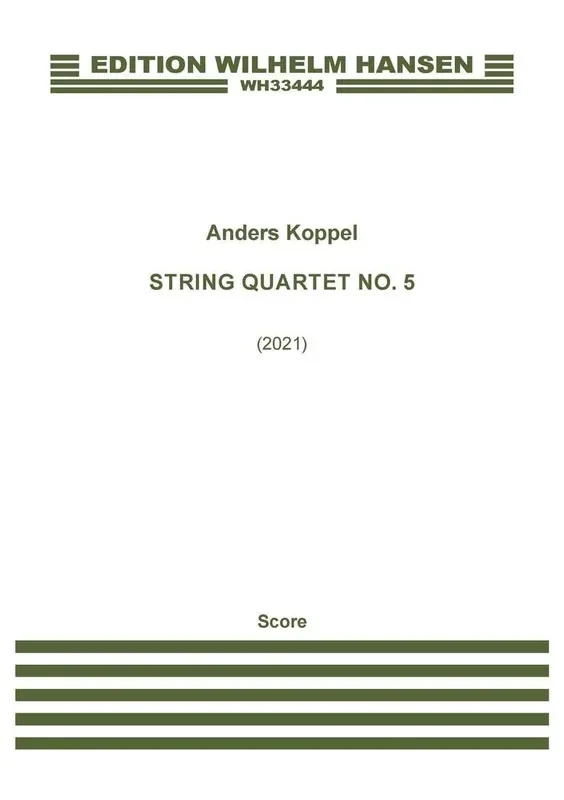 Anders Koppel String Quartet No. 5 Streichquartett
