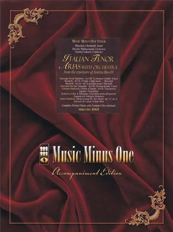 Andrea Bocelli Italian Tenor Arias with Orchestra Gesang Solo