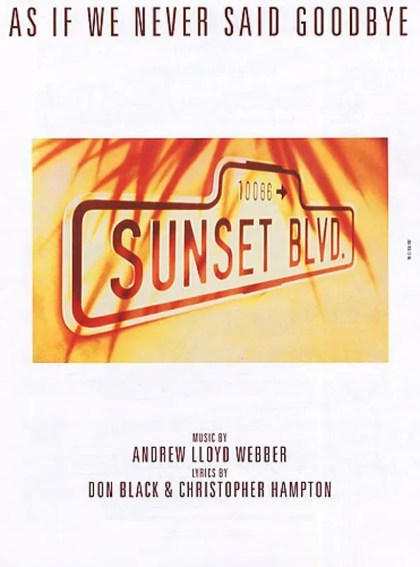 Andrew Lloyd Webber As If We Never Said Goodbye Klavier, Gesang, Gitarre (Songbooks)