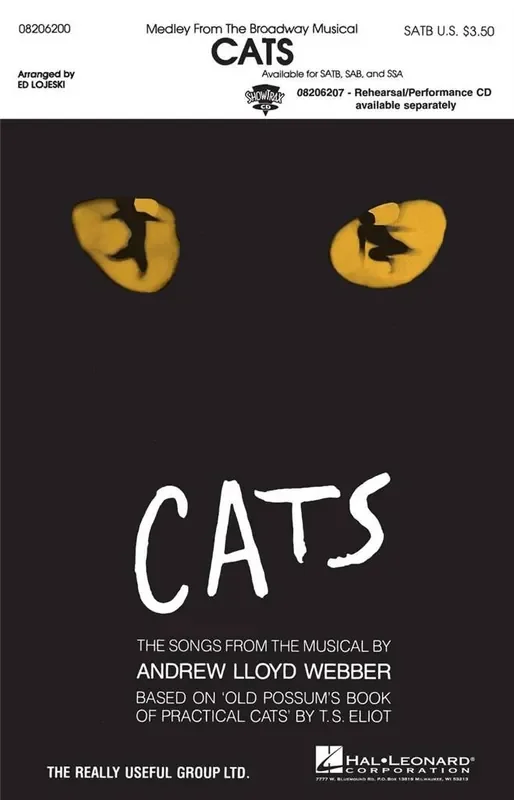 Andrew Lloyd Webber Cats (Medley) (Arr. Ed Lojeski) Gemischter Chor mit Begleitung