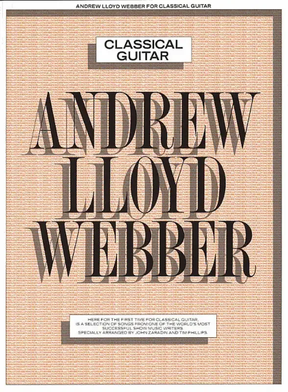 Andrew Lloyd Webber Classical Guitar Gitarre Solo