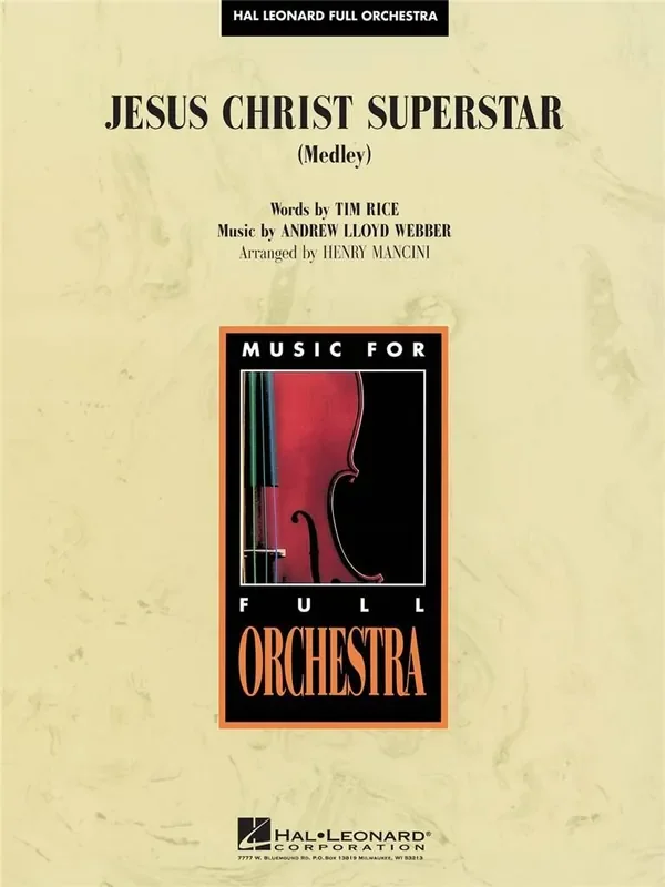 Andrew Lloyd Webber Jesus Christ Superstar (Medley) (Arr. Henry Mancini) Orchester
