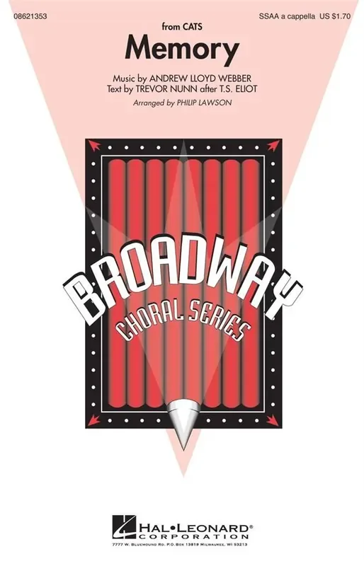 Andrew Lloyd Webber Memory (Arr. Philip Lawson) Frauenchor mit Begleitung