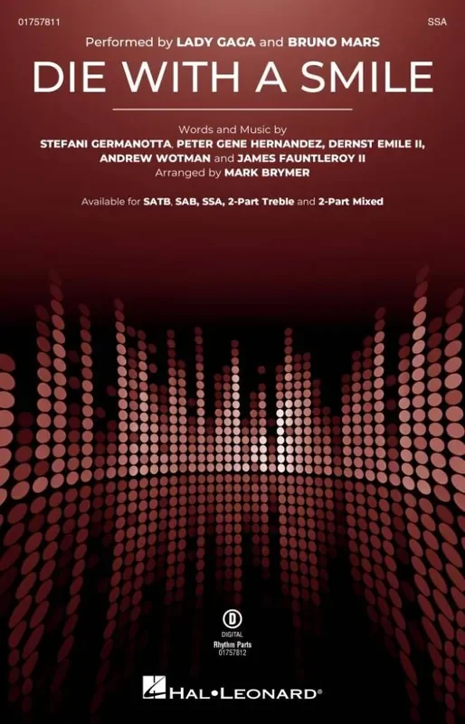 Andrew Wotman Die with a Smile (Arr. Mark Brymer) Frauenchor mit Begleitung