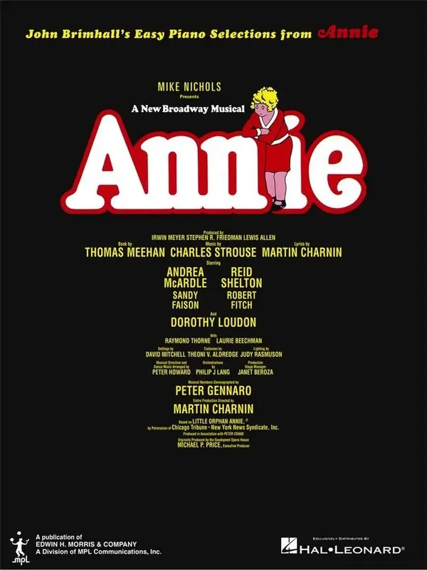 Annie (Broadway) (Arr. John Brimhall) Easy Piano