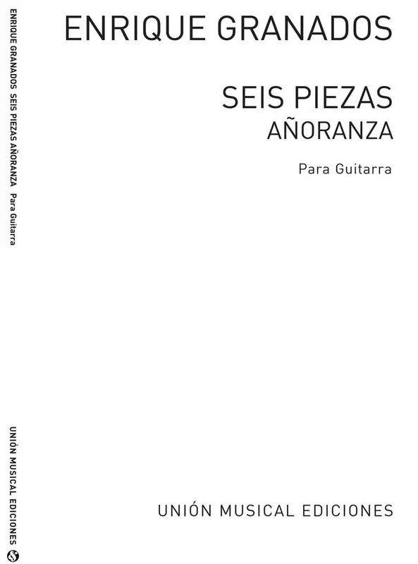 Anoranza No1 De Seis Piezas Sobre Gitarre Solo