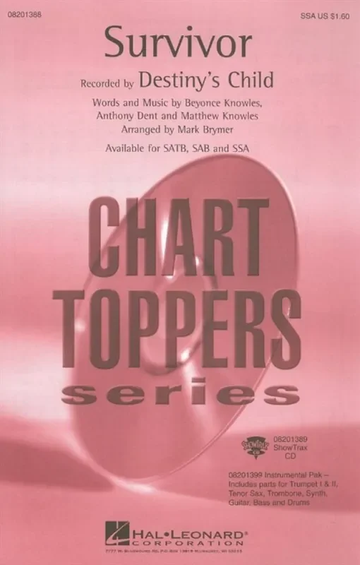 Anthony Dent Survivor (Arr. Mark Brymer) Gemischter Chor mit Begleitung