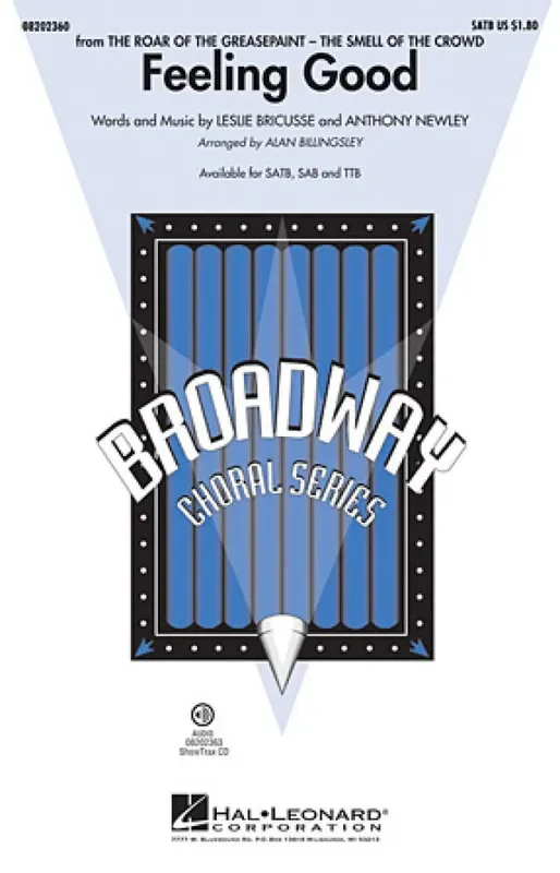 Anthony Newley Feeling Good (Arr. Alan Billingsley) Gemischter Chor mit Begleitung