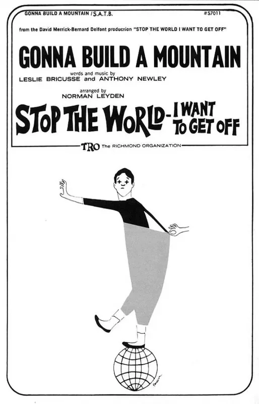 Anthony Newley Gonna Build a Mountain (Arr. Norman Leyden) Gemischter Chor mit Begleitung