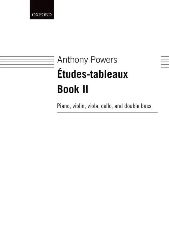Anthony Powers Etudes-Tableaux Book II Streichensemble