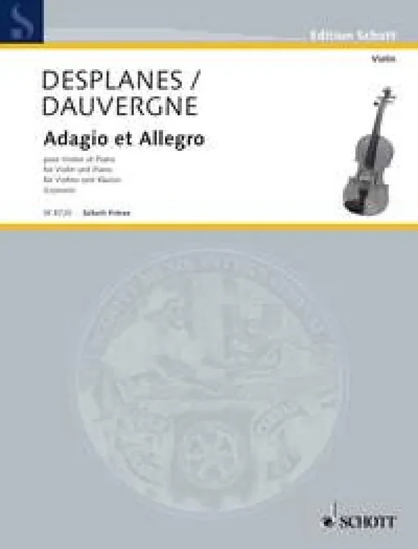 Antoine Dauvergne Adagio et Allegro Violine mit Begleitung