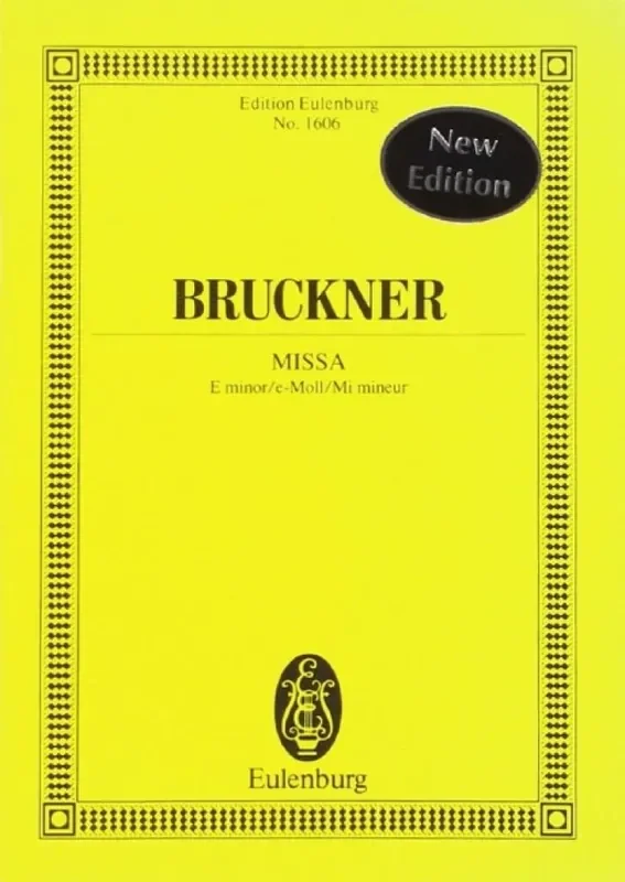 Anton Bruckner Mass E minor Gemischter Chor mit Ensemble