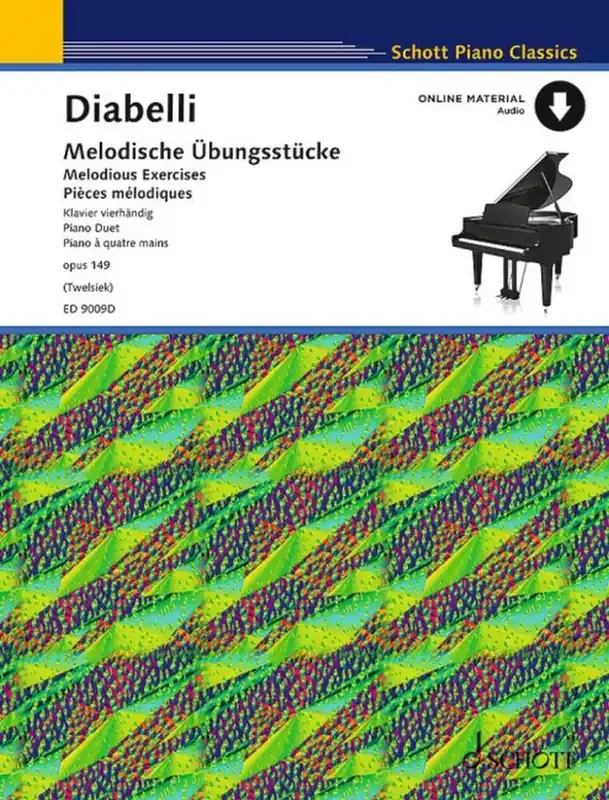 Anton Diabelli Melodische Übungsstücke op. 149 Klavier vierhändig