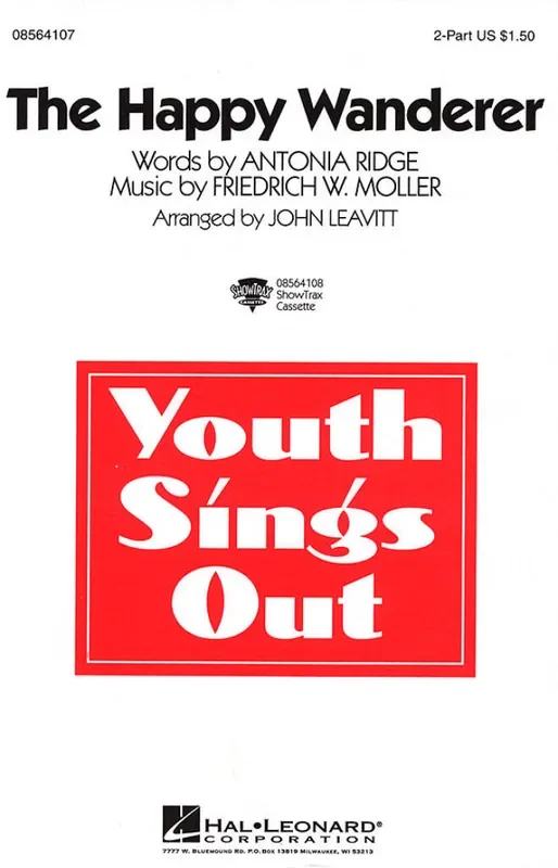 Antonia Ridge The Happy Wanderer (Arr. John Leavitt) Frauenchor mit Begleitung