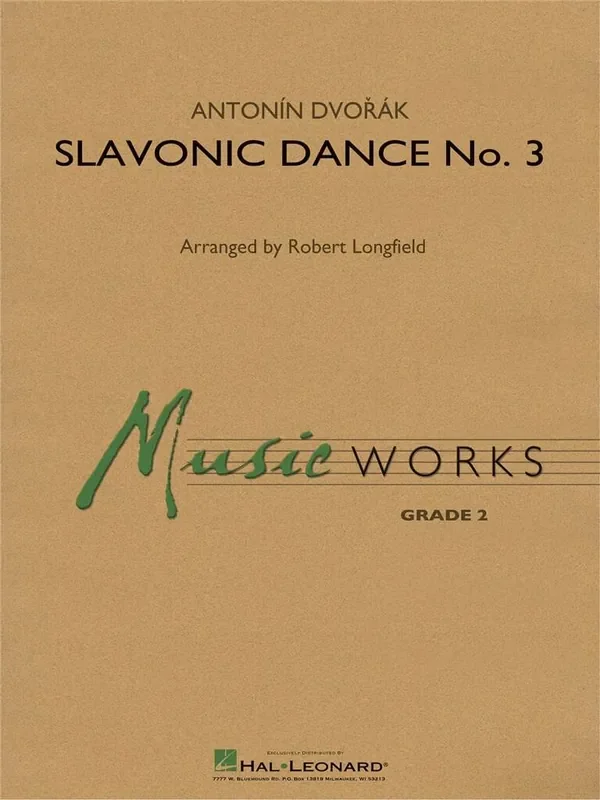 Antonín Dvořák Slavonic Dance No. 3 (Arr. Robert Longfield) Blasorchester