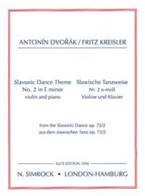 Antonín Dvořák Slavonic Dance Theme Orchester
