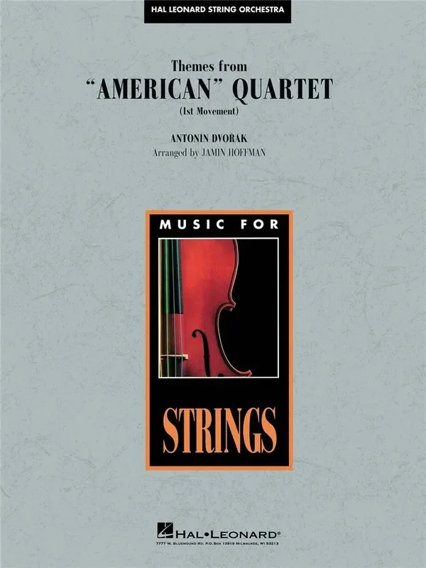 Antonín Dvořák Themes from American Quartet, Movement 1 (Arr. Jamin Hoffman) Streichorchester