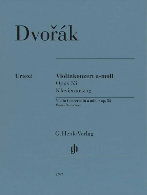 Antonin Dvorak Violinkonzert A-moll Op. 53 Violine mit Begleitung