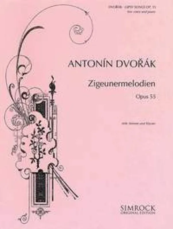 Antonín Dvořák Zigeunermelodien Op.55 Gesang mit Klavier