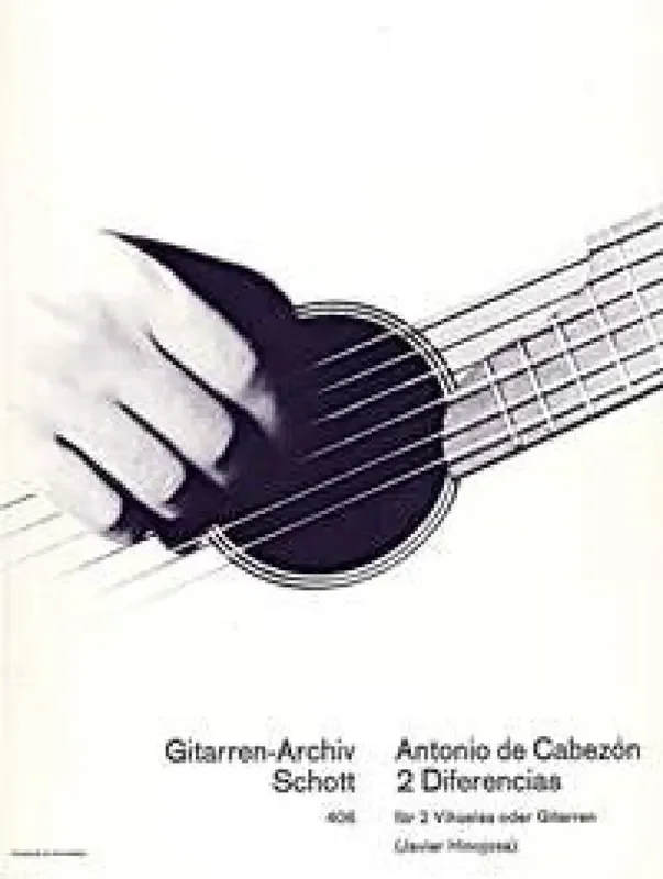 Antonio de Cabezón 2 Diferencias Gitarre Duett