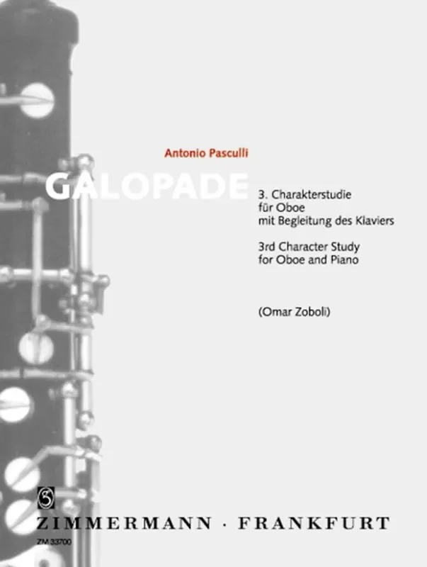 Antonio Pasculli Galopade (Arr. Omar Zoboli) Oboe mit Begleitung