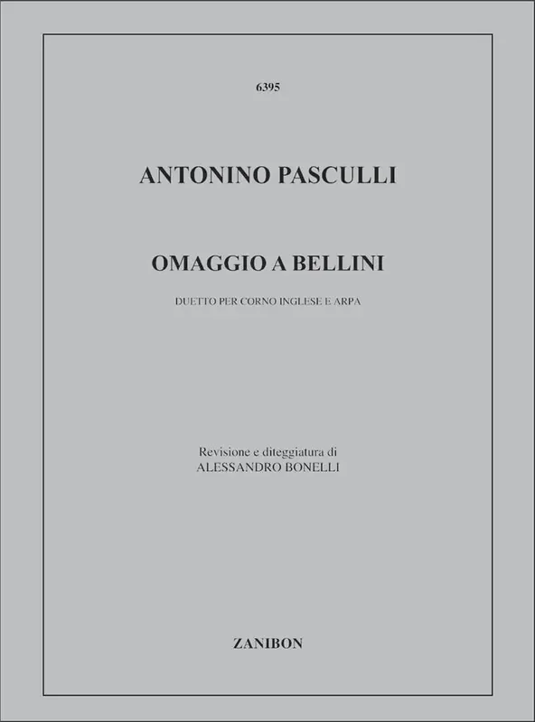 Antonio Pasculli Omaggio a Bellini Englischhorn