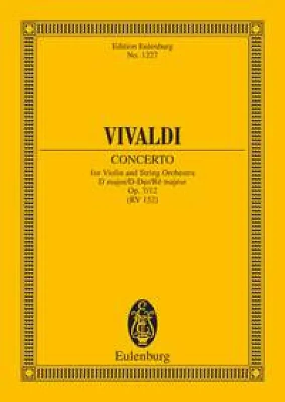 Antonio Vivaldi Concerto D Major op. 7/12 RV 214 / PV 152 Streichensemble