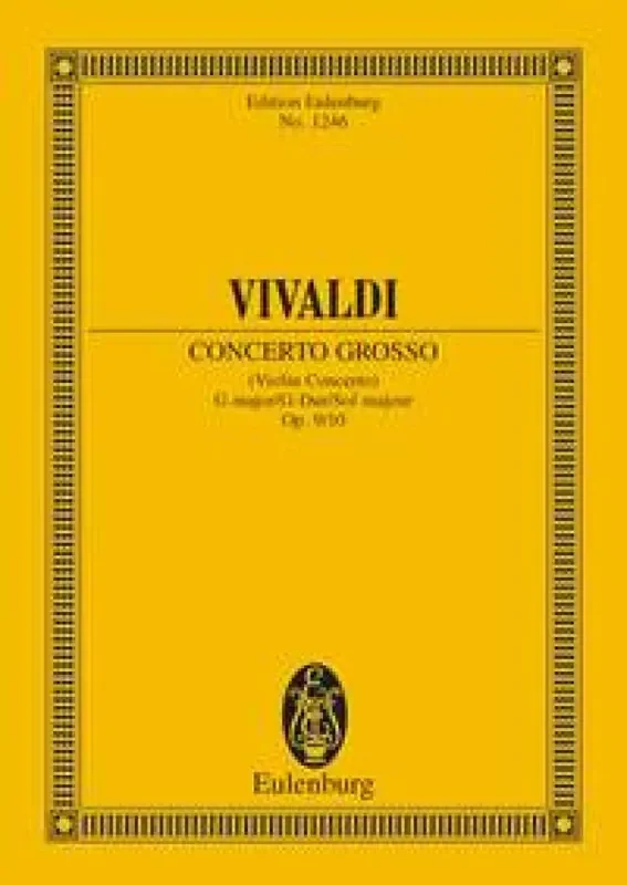 Antonio Vivaldi Concerto G Major op. 9/10 RV 300 / PV 103 Streichensemble