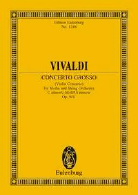 Antonio Vivaldi Concerto Grosso In C Minor Op. 9 No. 11 RV 198 Streichorchester mit Solo