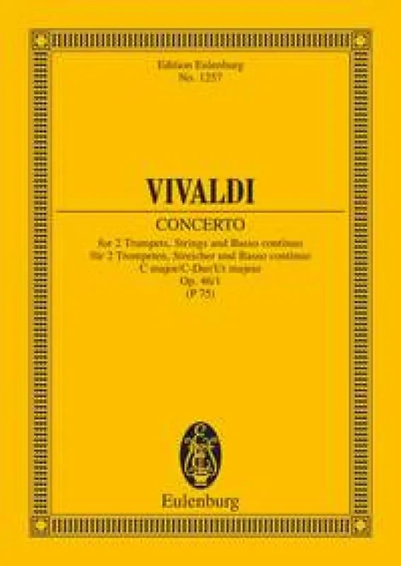 Antonio Vivaldi Concerto In C Major Op. 46 No. 1 RV 537/PV 75 Kammerensemble