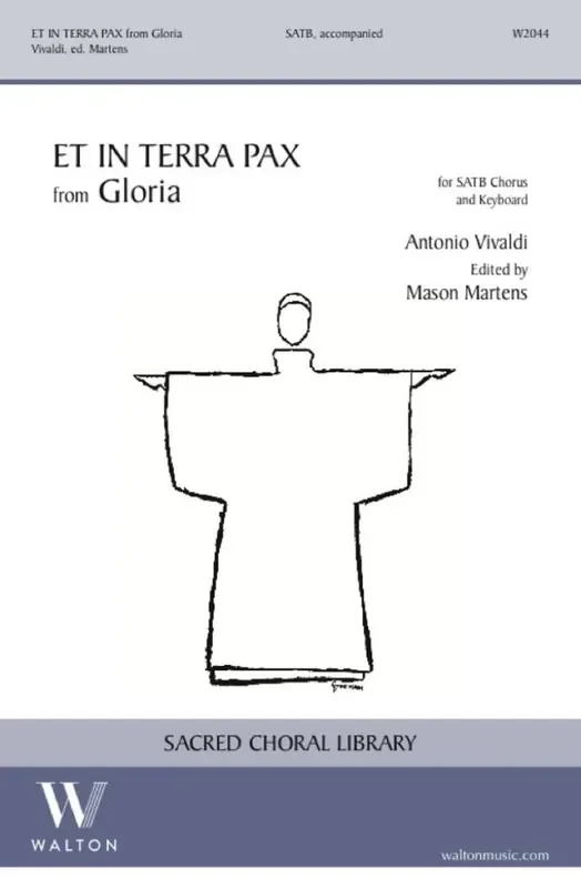 Antonio Vivaldi Et in Terra Pax (Arr. Mason Martens) Gemischter Chor mit Begleitung