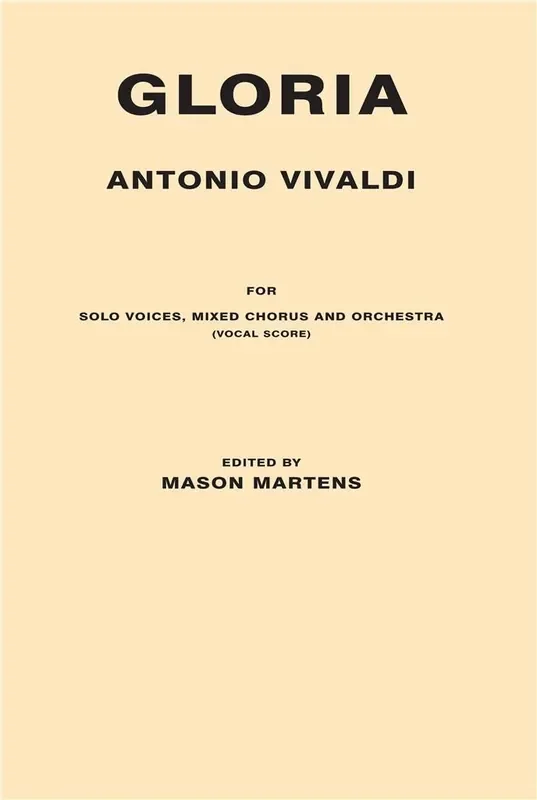 Antonio Vivaldi Gloria Gemischter Chor mit Begleitung