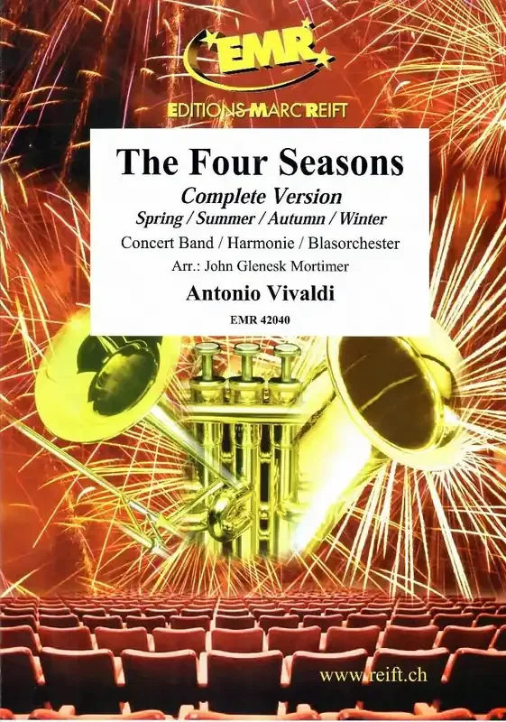 Antonio Vivaldi The Four Seasons (Complete Version) (Arr. John Glenesk Mortimer) Blasorchester
